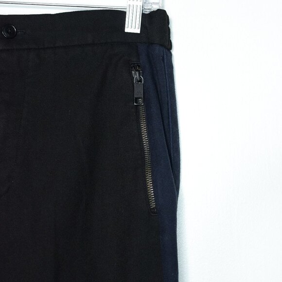 Ted Baker Men's Black & Navy Joggers Pants Zip Pocket Relaxed Fit Size 32R MOONN - Picture 4 of 10